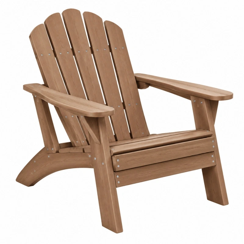 Fauteuil de jardin Adirondack 82 x 90 x 98 cm en bois marron